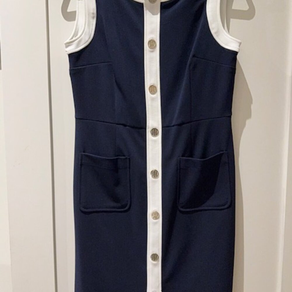 Tommy Hilfiger Mini Houndstooth Knit Dress